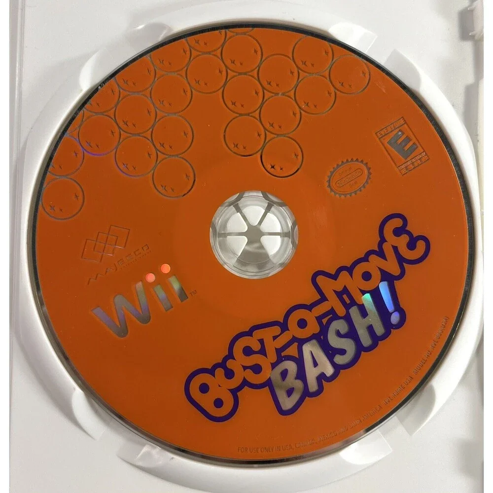 Bust-A-Move Bash! Nintendo Wii 2007 Majesco Entertainment Disc and Case Tested